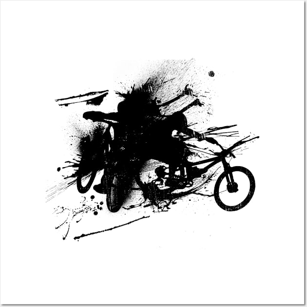 MTB Ink Wall Art by Bongonation